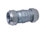GEBO-Temperguss-Klemmverbinder für Stahlrohre - Kupplung 26,9 mm x 26,9 mm (3/4'') - 01.150.02.02