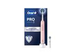 Oral-B Elektrische Zahnbürste Pro3 Pink + Extra Brush Head