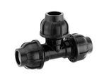 GEBO-Plast-Klemmverbinder T-Stück 20 mm x 20 mm x 20 mm - für PE-Rohre - 131020