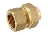 Rotguss-Löt-Verschraubung - 15 mm - 1/2'' IG - flachdichtend - mit DVGW-Zulassung