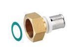 Press-Verschraubung mit Überwurfmutter 3/4'' IG - flachdichtend - für Alu-Verbundrohr 16 x 2,0 mm