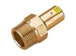 Einsteckstück aus Rotguss 28 mm - 1'' AG - DVGW-zertifiziert