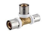 Pressfitting-T-Stück - reduziert - 20 x 2,0 - 20 x 2,0 - 16 x 2,0 mm für MV-Rohr