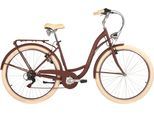 Cityrad DACAPO "Balloon Damenrad 28'' braun 6 Gänge 48 cm" Gr. 48, braun (braun, braun), Fahrräder, Damen, 48cm, 28 Zoll (71,12cm) hinten: 28 Zoll (71,12cm)