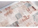 Teppich ME GUSTA "Akropolis 425", rosa (grau, lachsrosa), B:200cm H:12mm L:300cm, Polyester, Teppiche, Teppich, flacher Teppich mit Baumwollrücken, attraktiver Vintage-Look