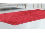 Teppich PADIRO "Karma 125", rot (cherry), B:160cm H:8mm L:230cm, Viskose, Teppiche, Teppich, Handgewebter Teppich mit 3D-Design, weiche Haptik, pflegeleicht