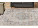 Teppich KAYOOM "Milan 125", grau, B:80cm H:5mm L:150cm, Polypropylen, Teppiche, Teppich, ca. 436.800 Points/qm, Kurzflorteppich, weiche Haptik, hochwertig