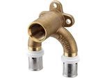 Pressfitting-Wandwinkel - doppelt U-Form gebogen - 16 x 2 mm - 1/2 Zoll Innengewinde für Verbundrohr