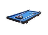 Billardtisch Blau/Schwarz