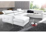 COTTA Polstergarnitur »Sammy U-Form«, (Set, Tiefe der Recamiere 169 cm), Set bestehend aus: Wohnlandschaft mit Kopfteilverstellung & Hocker