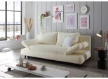 ED EXCITING DESIGN Schlafsofa »Sunny«, mit Bettkasten, Armteilverstellung & 2 Rückenkissen
