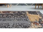 Teppich CALO-DELUXE "Ophir 988" Gr. 2, bunt (multi, blau), B:75cm H:8mm L:150cm, Baumwolle, Chenille, Kunstfaser, Teppiche, Teppich, Kurzflor, Wohnzimmer