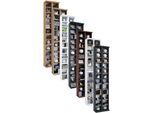 VCM Holz CD DVD Stand Regal CD Regal mit Platz für 408 CDs oder 144 DVDs oder 80-Videos Maße: H. 183 x B. 42 x T. 20 cm Elegantes CD/DVD Regal Blu ray Regal – Almera