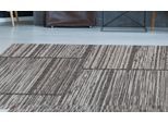 Teppich KAYOOM "Phoenix 112", beige (natur, grau), B:160cm H:6mm L:230cm, Wolle, Teppiche, Teppich, Dezenter Jacquard-Teppich, Flachflor, Aus pflegeleichten Materialien