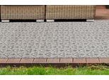 Teppich ARTE ESPINA "Yoga 100", grau (grau, creme), B:120cm H:10mm L:170cm, Polyester, Teppiche, Teppich, In- und Outdoor geeignet, pflegeleicht, Wohnzimmer