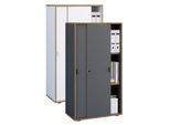 VCM Büroschrank mit 3 Fächern moderner Aktenschrank mit Schiebetüren Maße ca. H. 110 x B. 60 x T. 37 cm– Salia 3-Fach