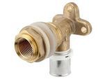 Press-Wanddurchführung mit Innengewinde - 20 x 2,0 mm - 1/2 Zoll IG für MV-Rohr