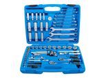 BGS Steckschlüssel-Satz Sechskant Antrieb 6,3 mm (1/4 Zoll) / 10 mm (3/8 Zoll) 92 teilig ; BGS technic (2289)