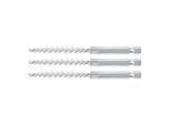 BGS Nylonbürste 9 mm Antrieb Außensechskant 6,3 mm (1/4 Zoll) 3 teilig ; BGS technic (3078-9-N)