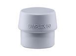 Halder Schonhammerkopf SIMPLEX Kopf-D. 50mm TPE-mid grau mittelh. (3203.050)