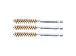 BGS Messingbürste 10 mm Antrieb Außensechskant 6,3 mm (1/4 Zoll) 3 teilig ; BGS technic (3078-10-M)