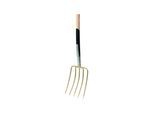 floraworld Kompostgabel 210mm 5 Zinken mit Stiel Gesamtlänge 1,39 m (018821)