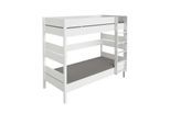 PAIDI Etagenbett Tiago ¦ weiß ¦ Maße (cm): B: 136,3 H: 180,6