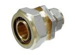 Schraubfitting-Kupplung 20 x 2,0 mm - 16 x 2,0 mm für Alu-Mehrschicht-Verbundrohr