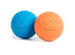 Rudelkönig Hundeball – Naturkautschuk Ball blau/ apricot