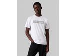 Calvin Klein T-Shirt »BOX STRIPED LOGO T-SHIRT«, mit Logoschriftzug