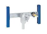 Geberit Duofix Traversen-Element 111778002 AP-Wandarmatur mit UP-Geruchsverschluss, für Waschmaschine