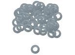 200 Stk. Unterlegscheibe Stahl verzinkt - 6,4 x 12 x 1,6 mm - nach DIN 125 - für Schrauben 6 mm