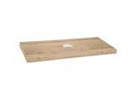 Konsole Blata Asteiche, mit Bohrung, mit Halterung, 1200 x 56 x 510 mm - 93 158 82