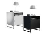 VCM Nachtschrank Beistelltisch Nachttisch Maße ca. H. 55 x B. 45 x T. 40 cm - Flokas L