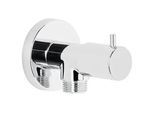 Wandanschlussbogen mit integrierter Absperrung DN15 (1/2''), chrom - 93 160 10