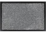 Fußmatte ASTRA "Calcite", grau, B:40cm H:10mm L:60cm, Kunstfaser, Teppiche, Fußmatte, Türmatte, Sauberlaufmatte, rutschfest, meliert, nimmt Schmutz auf