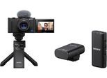 Sony Vlog-Kamera ZV-1 + ECM-W2BT Mikrofon + GP-VPT2BT Handgriff