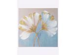 Bild HEINE HOME, gold (farbe bild(er): blau, goldfarben), B:50cm H:50cm T:3cm, Bilder, Bild