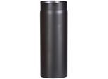 Ofenrohr FIREFIX, schwarz, B:20,4cm H:50cm L:20,4cm, Stahlblech, Rohre, 500 mm lang