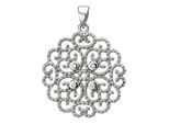 Kettenanhänger JOBO "Anhänger mit 4 Zirkonia", silber (silber 925, weiß), Schmuckanhänger, Damen, Silber 925 (Sterlingsilber), Kettenanhänger, 925 Silber