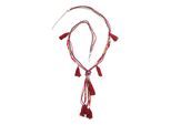Lange Kette "Lina", Damen, Gr. onesize, Metall, rot, COLLEZIONE ALESSANDRO, Basic, Halsketten, Kette mit kleinen Quasten