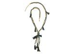 Lange Kette "Lina", Damen, Gr. onesize, Metall, grün, COLLEZIONE ALESSANDRO, Basic, Halsketten, Kette mit kleinen Quasten