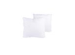 Fellkissen KENDA SAND "Dekokissen Aimee 625 2er-Set", weiß, B:45cm L:45cm, Polyester, Dekokissen_Sitzkissen_Kissenhüllen, Kissen inkl. Füllung mit flauschigem Stoffbezug