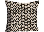 Dekokissen QUEENCE "»Tropfen«", bunt (bunt, bedruckt), B:40cm L:40cm, Polyester, Dekokissen_Sitzkissen_Kissenhüllen, Kissenhülle ohne Füllung, 1 Stück