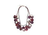 Kette mit Anhänger "Muschel", Damen, Gr. onesize, Zamak, rot, COLLEZIONE ALESSANDRO, Basic, Halsketten, mit runden Muschelplättchen