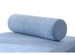 Nackenrolle MAINTAL, blau (hellblau), L:116cm Ø:23cm, Polyester, Funktionskissen, Nackenrolle