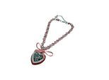 Kette mit Anhänger ALLGÄU REBELL "Resi", Damen, Gr. onesize, Metall, rot, Basic, Halsketten, mit Herzanhänger