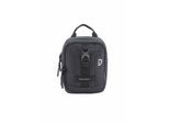 Schultertasche DISCOVERY "Shield", Mädchen, Gr. B/H/T: 17cm x 23cm x 11cm, schwarz, Kunstfaser, unifarben, Taschen Schultertasche, Hergestellt aus robustem rPet Polyester-Material
