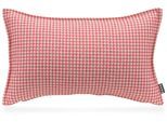 Dekokissen H.O.C.K. "Bobo", rot (rot, gemustert), B:30cm H:10cm L:50cm, Baumwolle, Polyester, Dekokissen_Sitzkissen_Kissenhüllen, mit Jaquard-Struktur, Kissenhülle mit Füllung, 1 Stück