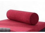 Nackenrolle MAINTAL, rot (bordeaux), B:76cm Ø:23cm, Polyester, Funktionskissen, Nackenrolle